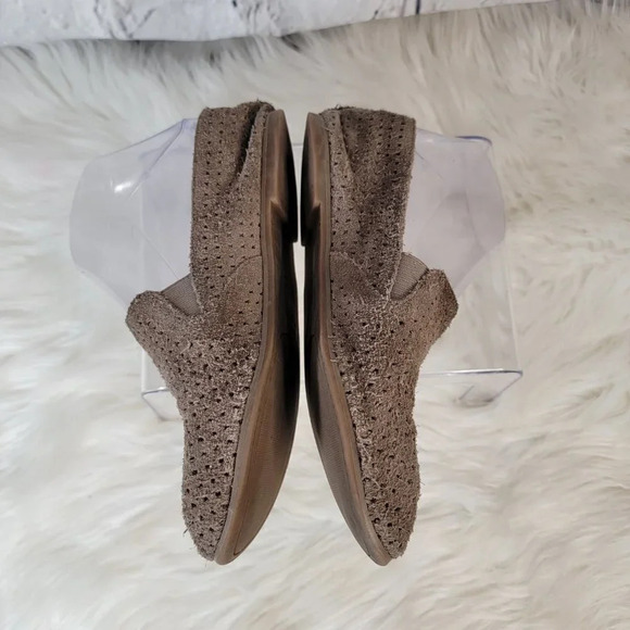 Lucky Brand Womens Perforated Casual Suede Loafer Flats‎ Size 8 - Picture 8 of 11